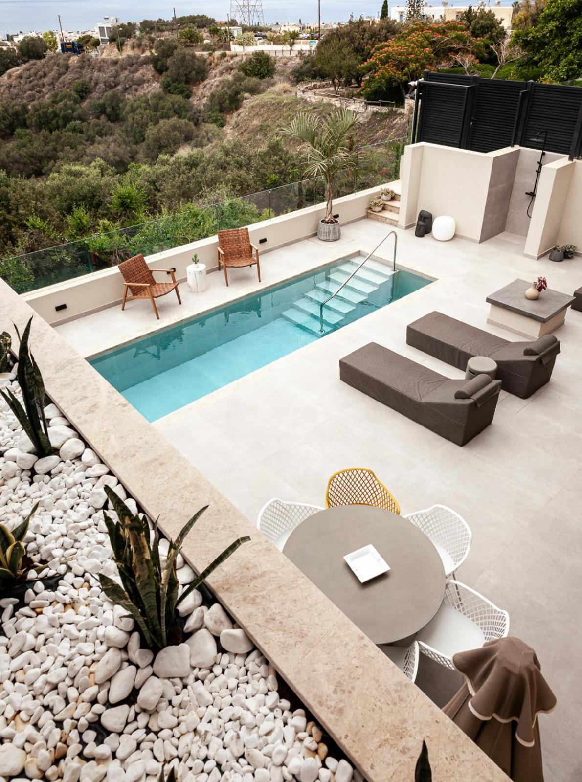 Orama Luxury Suite 3 Bedrooms With Private Pool Hersonissos  Exterior photo